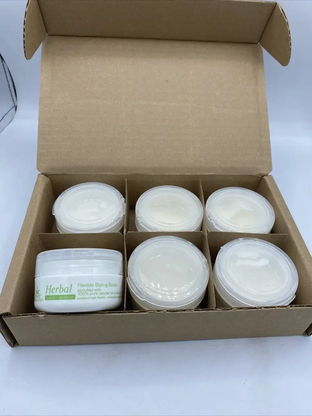 Clearance! Lot Of 6-Hempz herbal flexible styling sculpt hair gel, 2.65 ounce